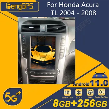 Honda Acura TL 2004 - 2008 Android Car Radio 2Din stereo imtuvas Autoradio Multimedia Player GPS Navi pagrindinio bloko ekranas